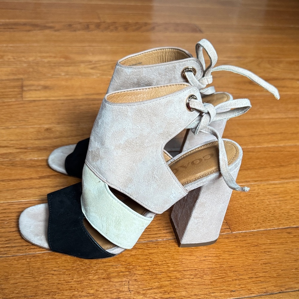 Coach Women's Multi-Color Block Heel Sandals